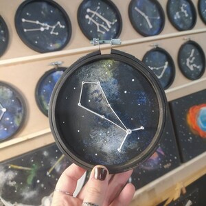 Costellazione Boote / Cielo notturno / Quadro stellare arte quilling / Regalo Segno Zodiacale / Regalo Natale / Regalo Compleanno