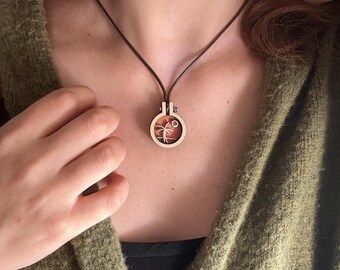 Necklace with a small Strawberry Pendant