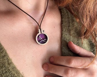 Necklace with a small Strawberry Pendant