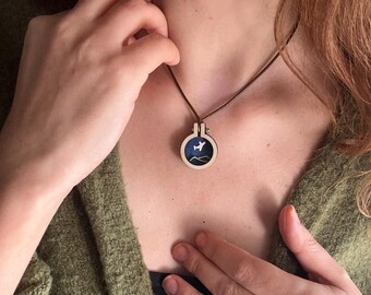 Necklace with a small Strawberry Pendant