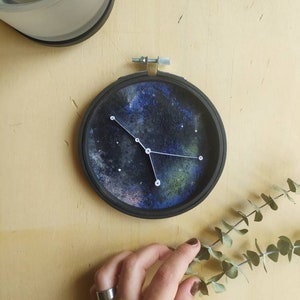 Costellazione Cancro / Cielo notturno / Quadro stellare arte quilling / Regalo Segno Zodiacale / Regalo Natale / Regalo Compleanno/ Cancer