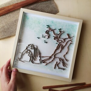 Picture Friendship Puglia, hug between friends, olive tree, eternal friendship, best friends gift, special friend, birthday present,