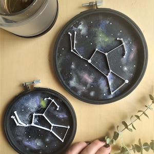 Costellazione Orione / Cielo notturno / Quadro stellare arte quilling /Regalo Segno Zodiacale /Regalo Natale / Regalo Compleanno/Decorazione