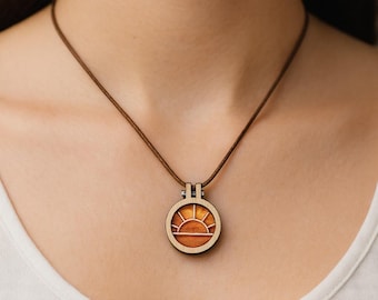 Necklace with a small Strawberry Pendant