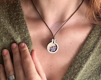 Necklace with a small Strawberry Pendant