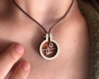 Necklace with a small Strawberry Pendant