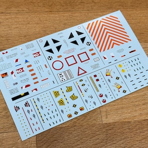 Studio Scale Decals Sheet # 1/2 - waterslide, high quality