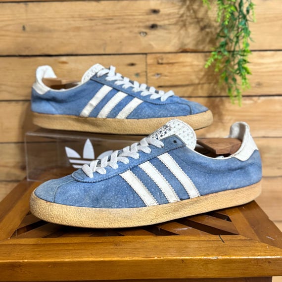 Vintage Adidas Gazelle Dimple Tongue 70s Made in West Germany UK11