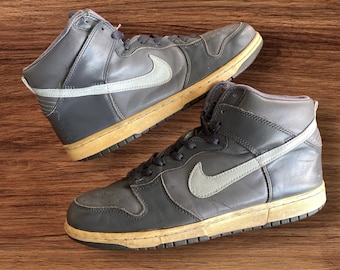 Vintage 2003 Nike Dunk High grafietgrijs 305287-002