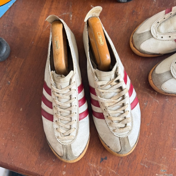 Vintage Adidas City Series Vienna 1960s Uk8 Made in West Germany