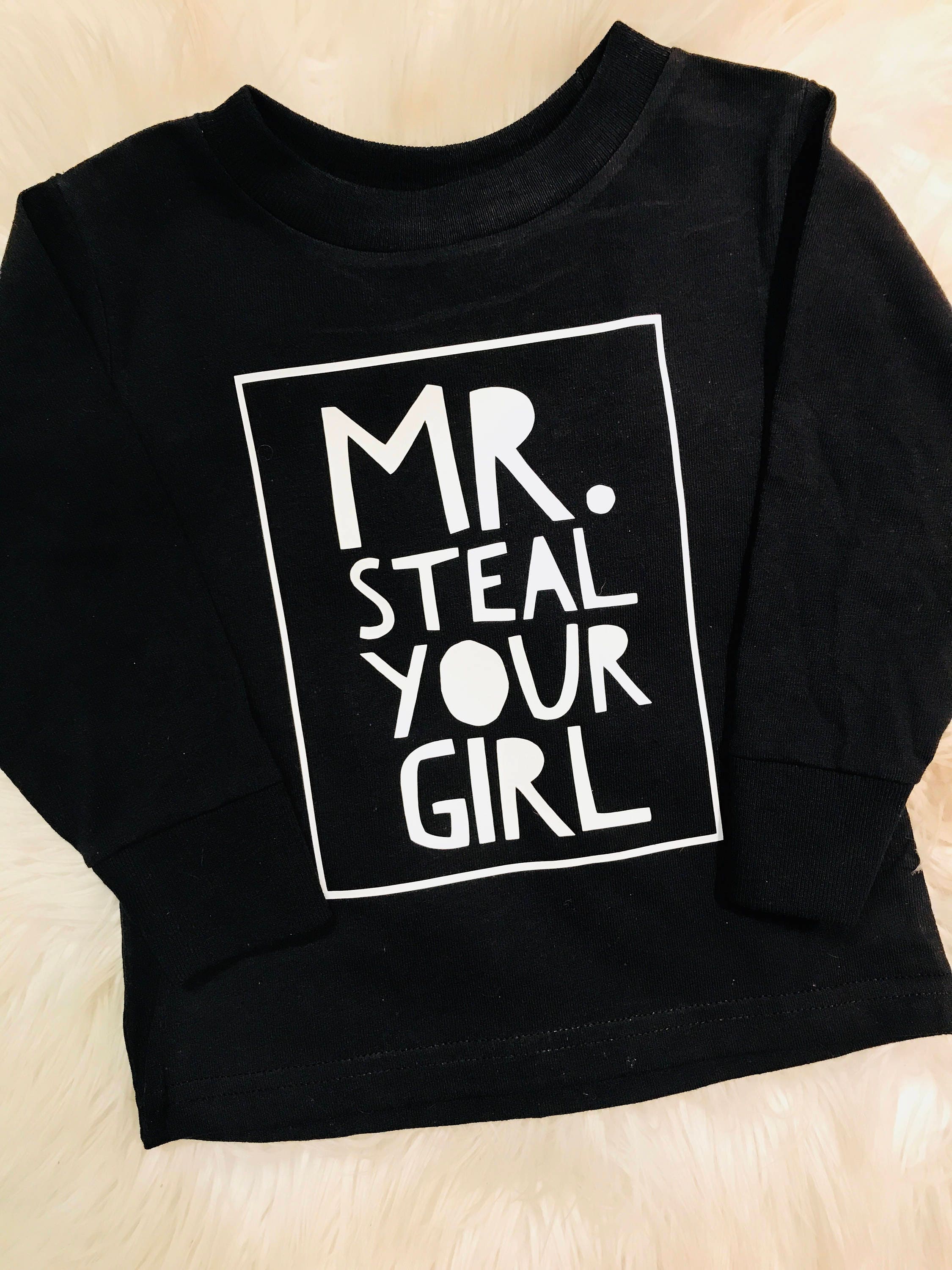 Mr Steal Your Girl Toddler Short Sleeve Tee