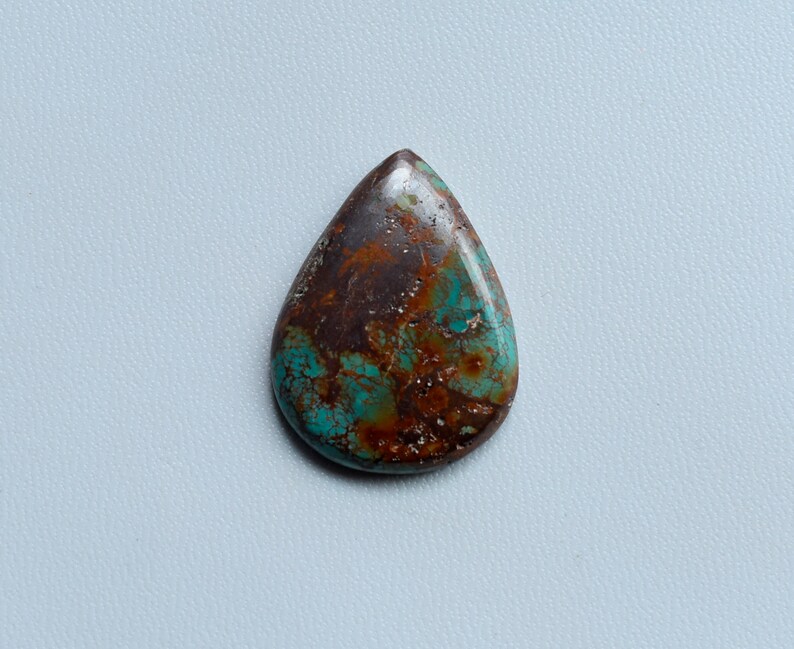Jewelry Supplies Pear Shape Turquoise Loose Gemstone Size 32*24*6mm 38Cts 100/% Natural Tibetan Turquoise Cabochon Designer Cabochon