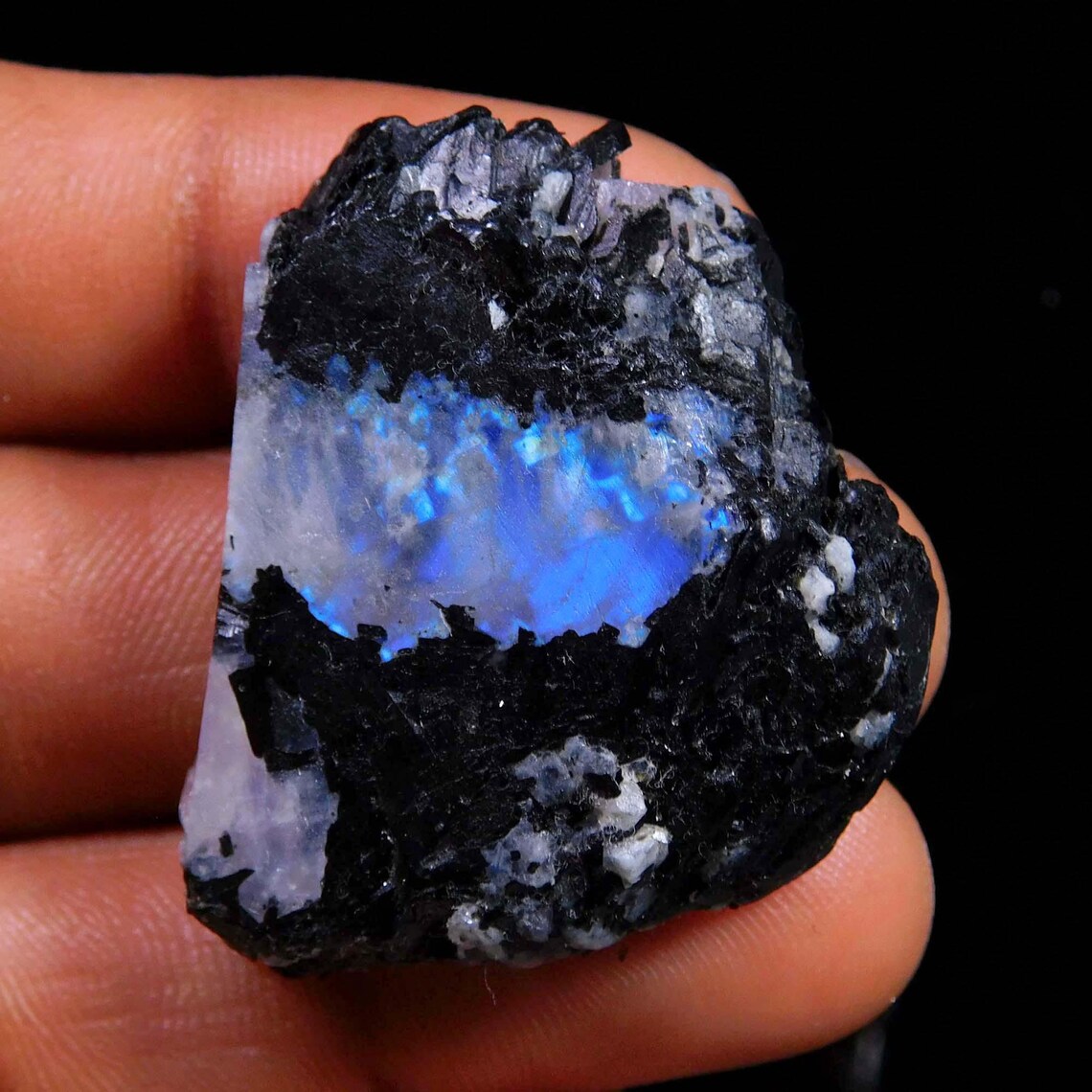 AAA Raw Rainbow Moonstone Rough Natural Big Rough Moonstone Etsy