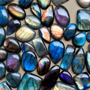 AAA Labradorite Cabochon Lot, Labradorite Gemstone Lot, Labradorite Lot, Mix Shape, Healing Labradorite Crystals Jewelry Making Stone