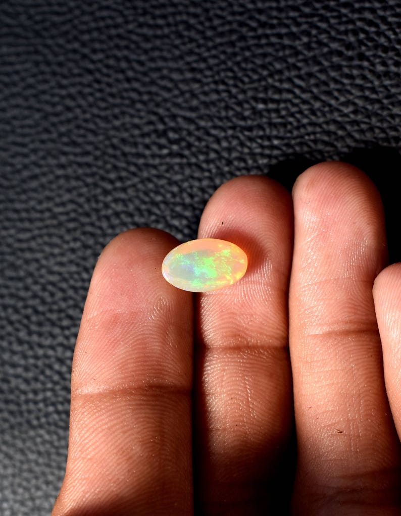 Full Multifire Play Ethiopian Opal Gemstone Designer Cabochons Size 8*13mm Jewelry Making Supplies 100/% Natural Ethiopian Opal Cabochon