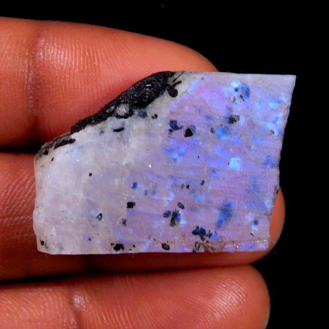 AAA Raw Rainbow Moonstone Rough Natural Big Rough Moonstone | Etsy
