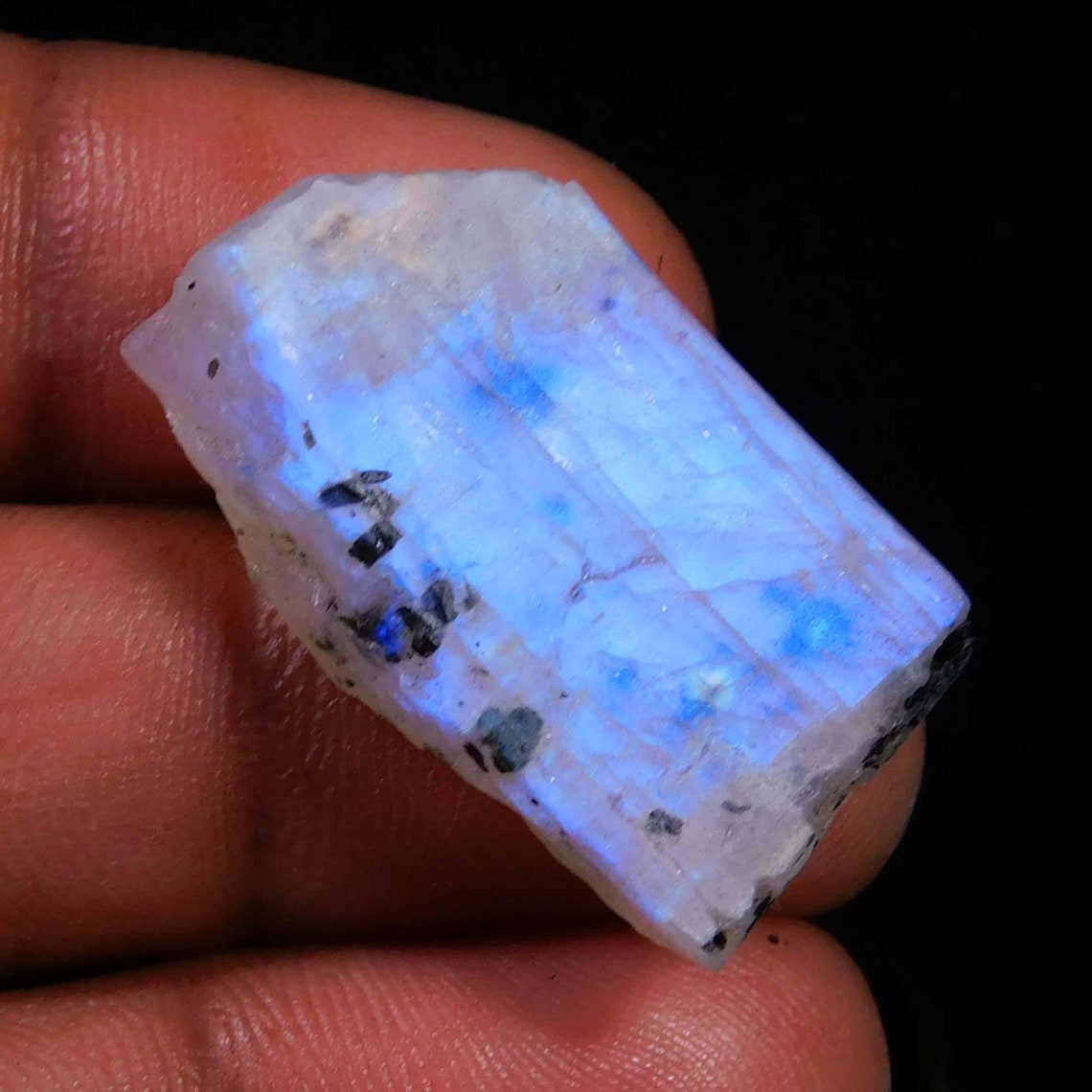 AAA Raw Rainbow Moonstone Rough Natural Big Rough Moonstone Etsy
