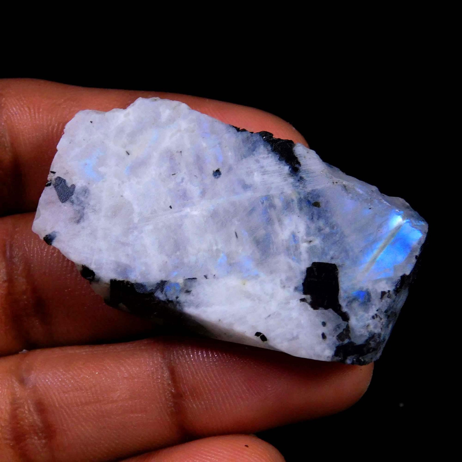 Raw Rainbow Moonstone Rough Natural Big Rough Moonstone Slab - Etsy