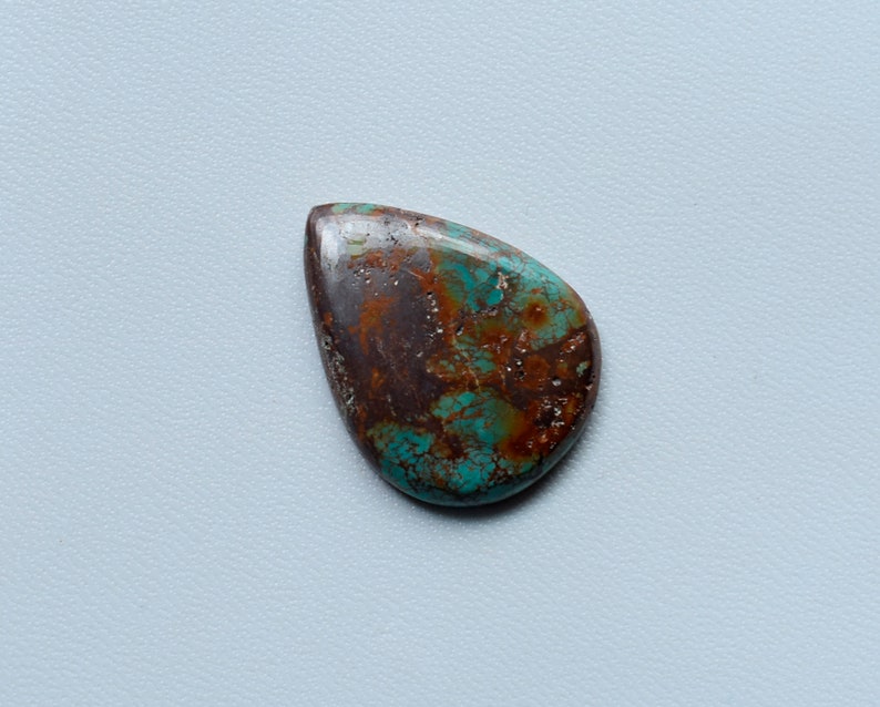 Jewelry Supplies Pear Shape Turquoise Loose Gemstone Size 32*24*6mm 38Cts 100/% Natural Tibetan Turquoise Cabochon Designer Cabochon