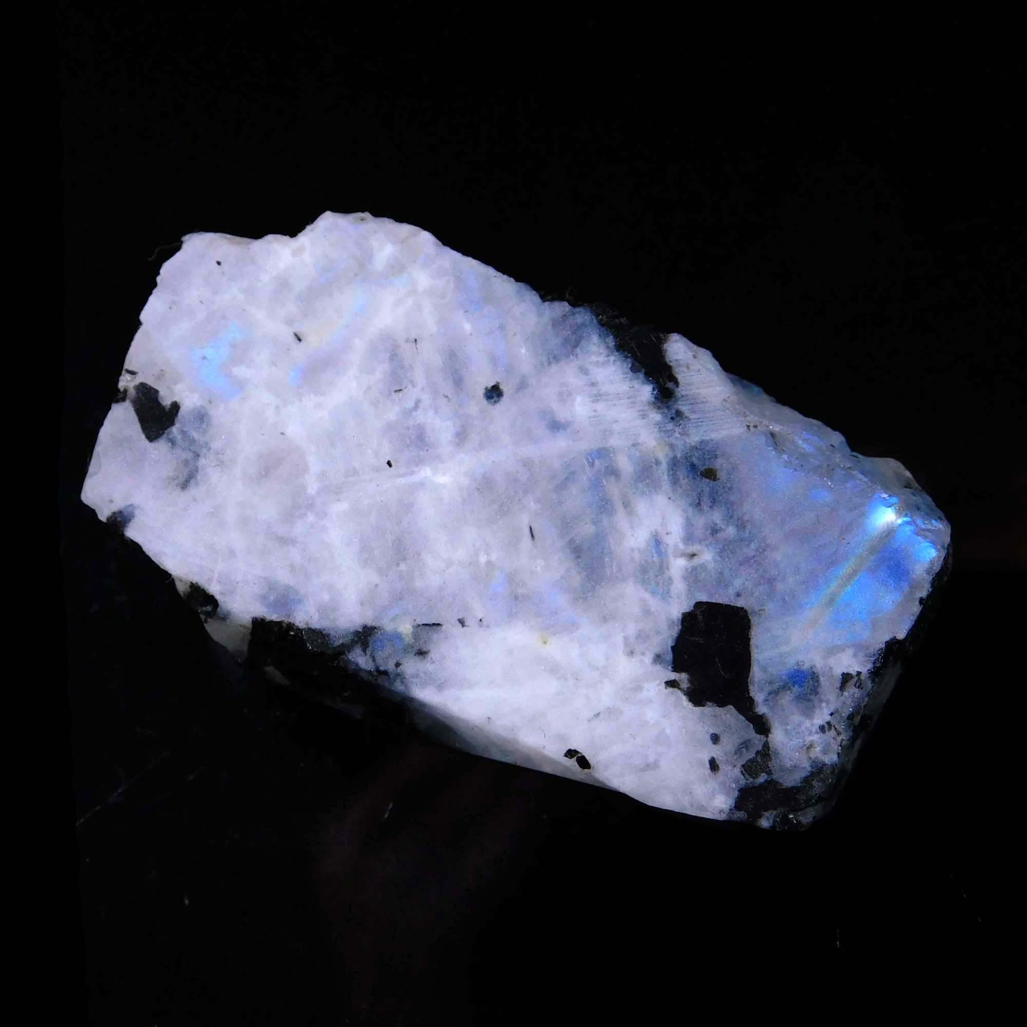 Raw Rainbow Moonstone Rough Natural Big Rough Moonstone Slab | Etsy