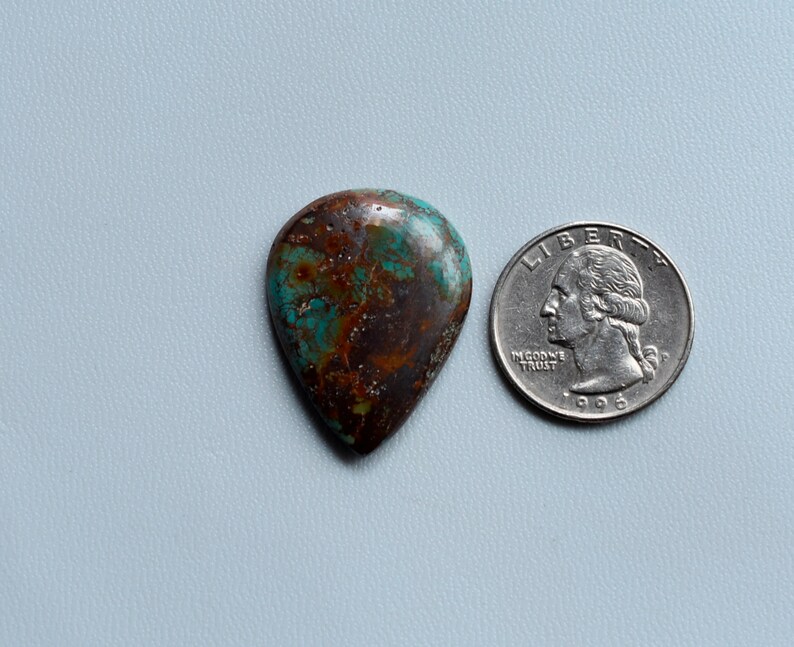 Jewelry Supplies Pear Shape Turquoise Loose Gemstone Size 32*24*6mm 38Cts 100/% Natural Tibetan Turquoise Cabochon Designer Cabochon