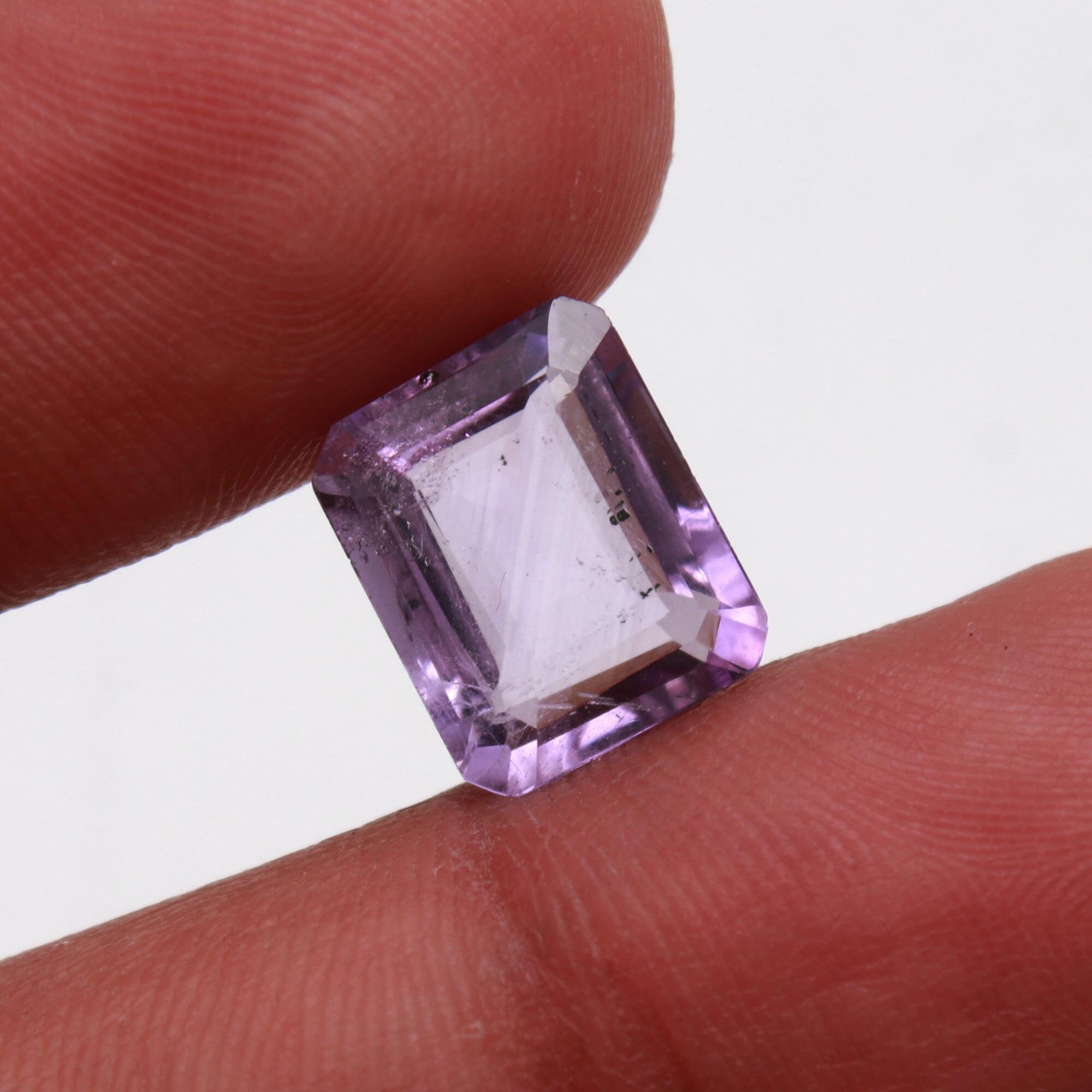 Facettierte Amethyst Edelstein 100 natürliche facettierte Etsy.de