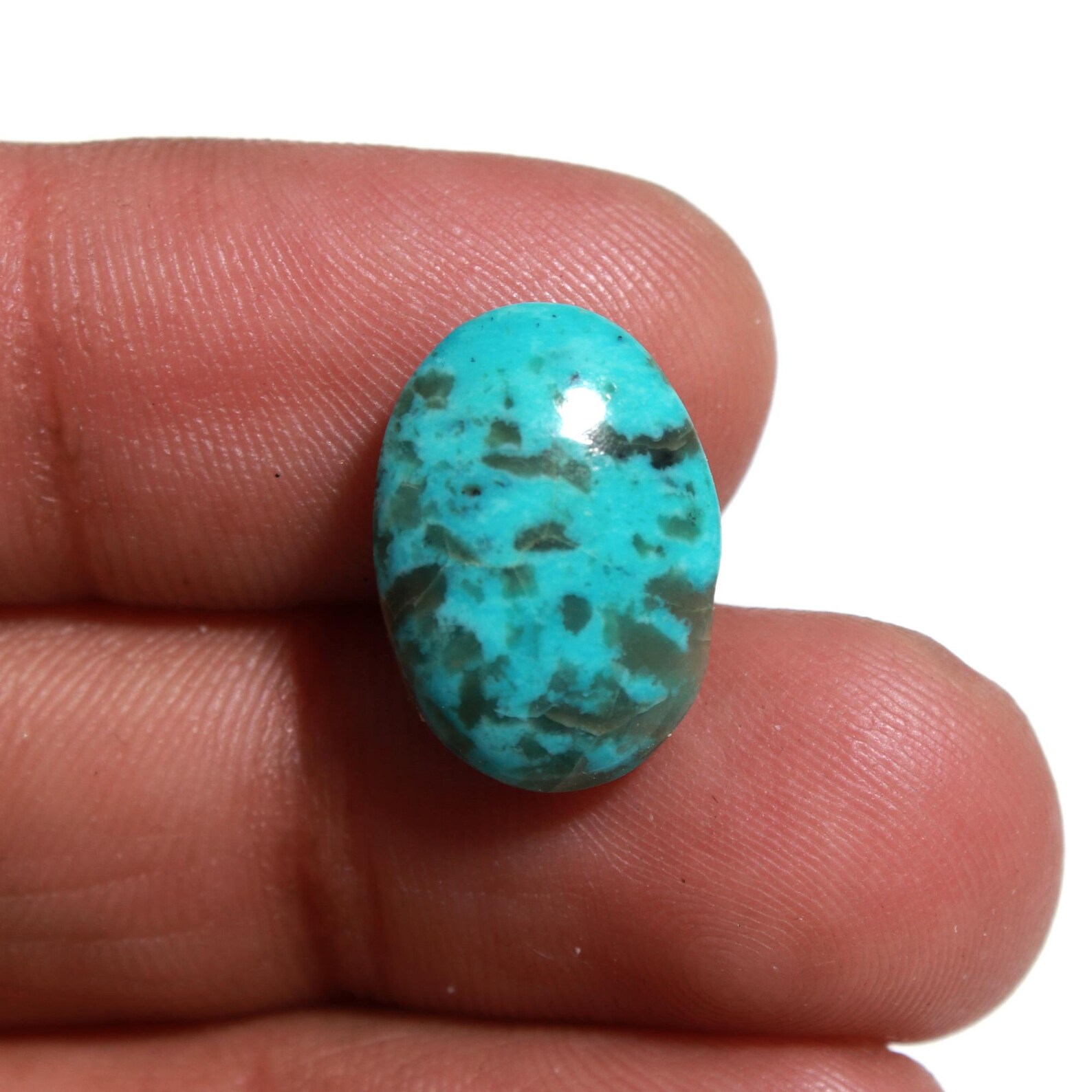 Arizona Turquoise Cabochon 100 Natural Genuine Blue Arizona Etsy