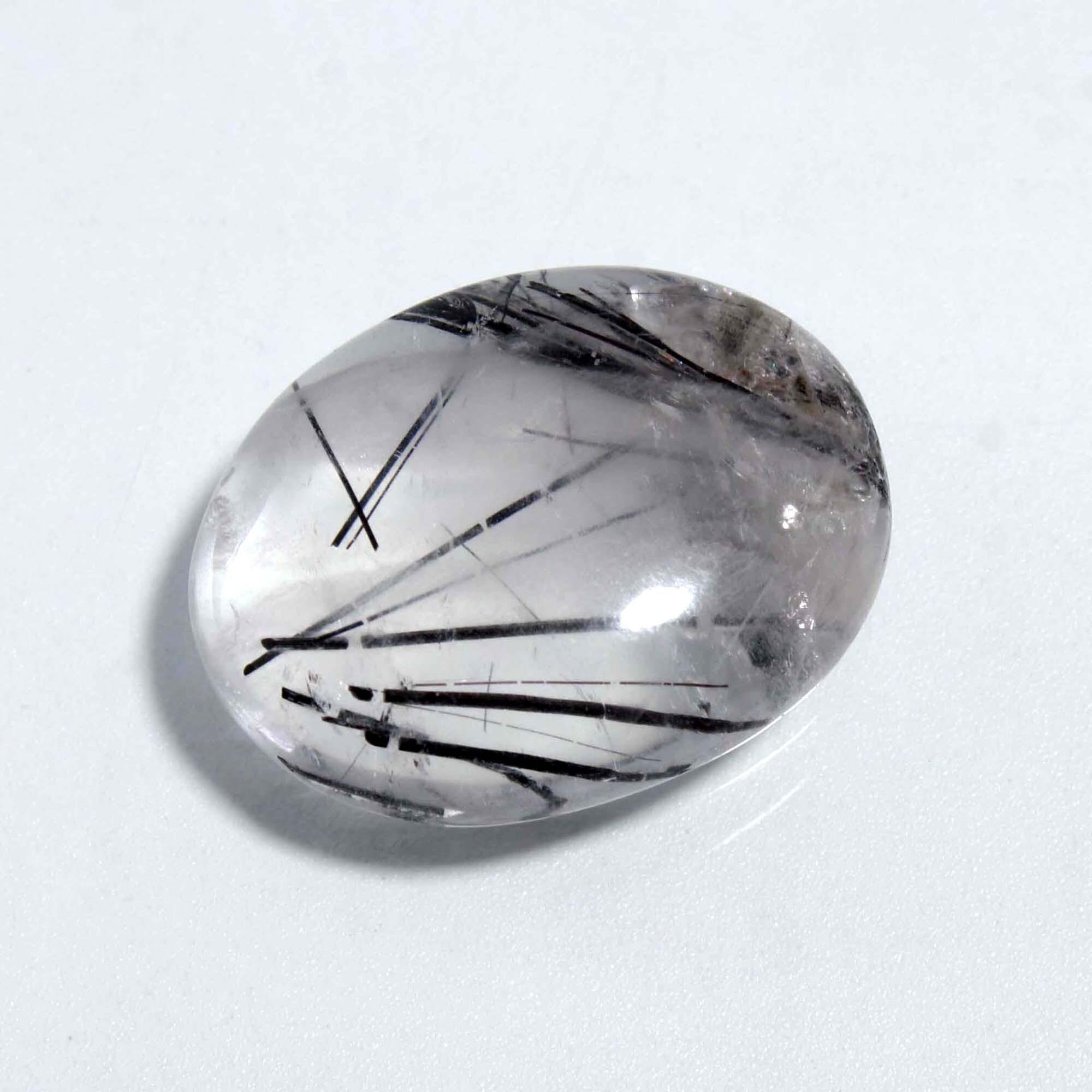 Amazing Black Rutile Quartz Cabochon Natural Black Etsy