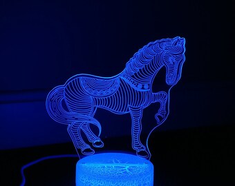 childrens horse lamp