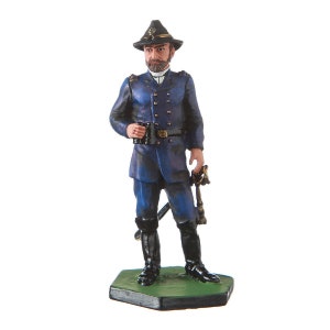 Tin Toy Soldier US Civil war Northerners General George Meade metal figurine 54mm hand painted #5.58
