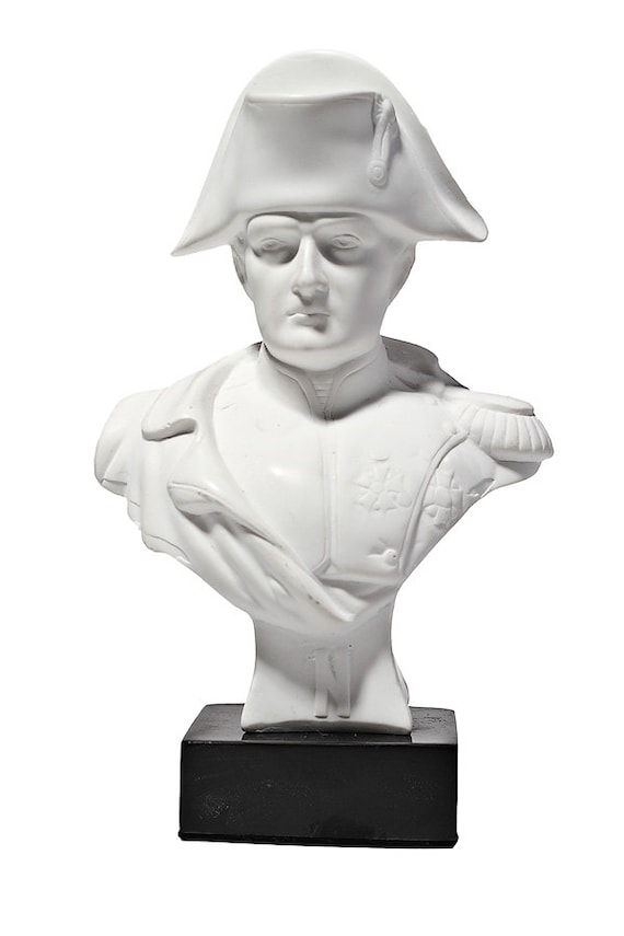 Libyan Revolutionary Colonel Muammar Gaddafi Marble Bust Statue Sculpture 12 cm 4.7