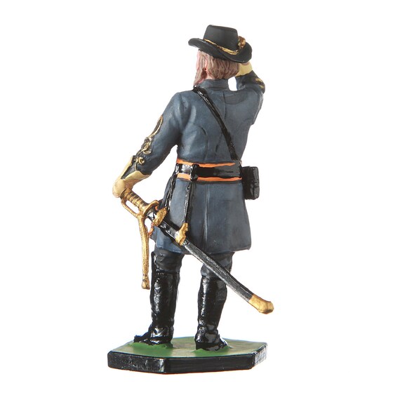 Tin Toy Soldier US Civil War Confederate General Longstreet Metal