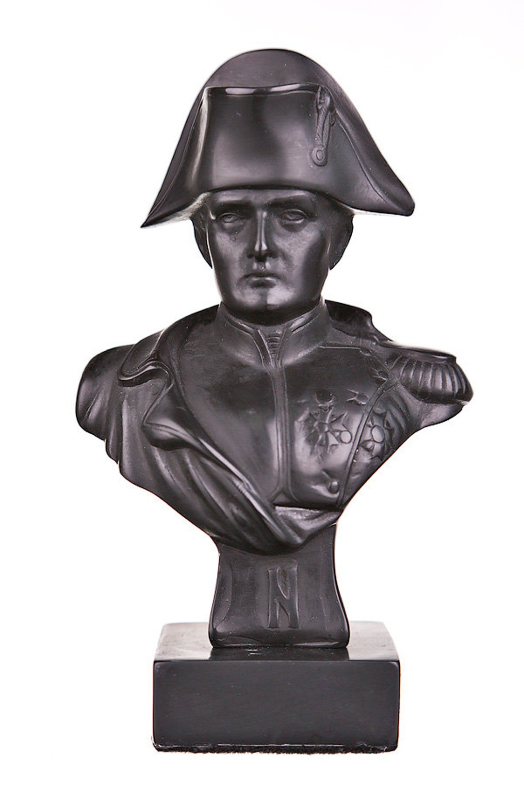 French Emperor Napoleon Bonaparte Stone Bust Statue 5.2'' 13 Cm Black ...