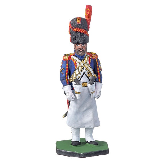 Soldat 54 Mm – Grenadiers De La Garde Française – Figurine Étain Peinte Main