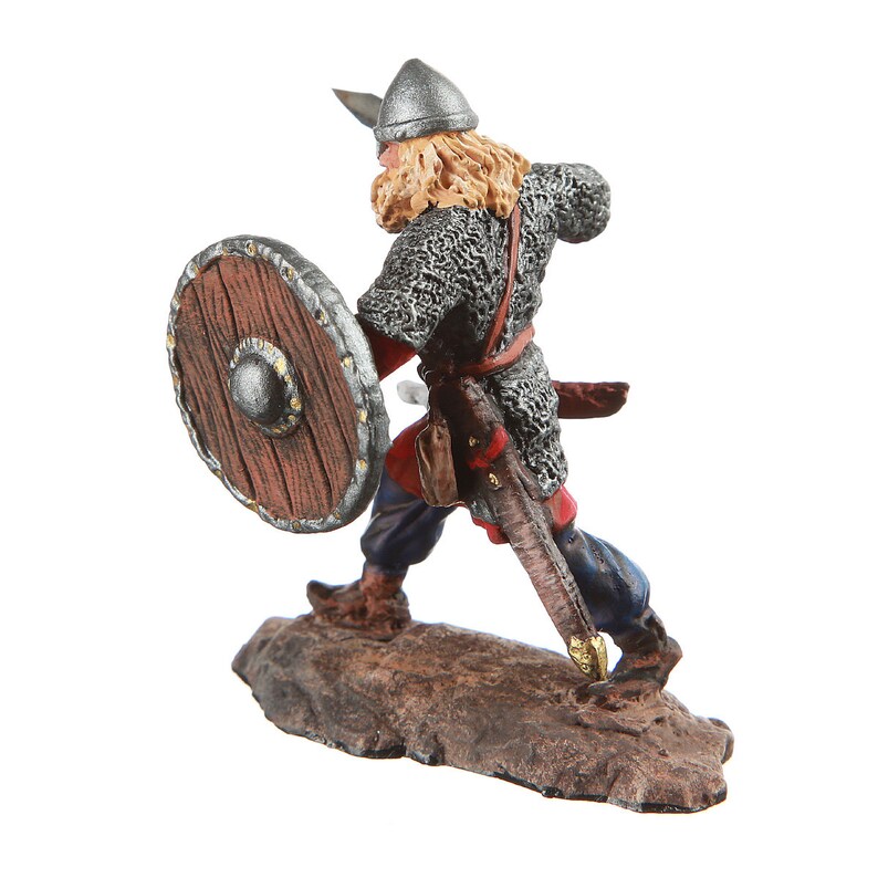 Tin Toy Soldier Viking With a Sword Metal Figurine 54mm Hand Etsy