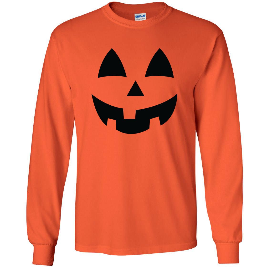 Boys Halloween Long Sleeve Pumpkin Graphic Tee