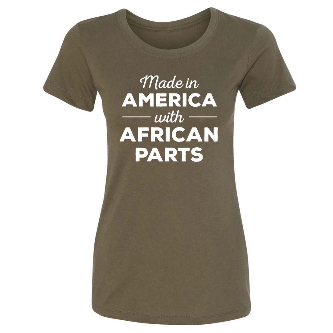 Made in America With African Parts Women's Tank Top / Etsy