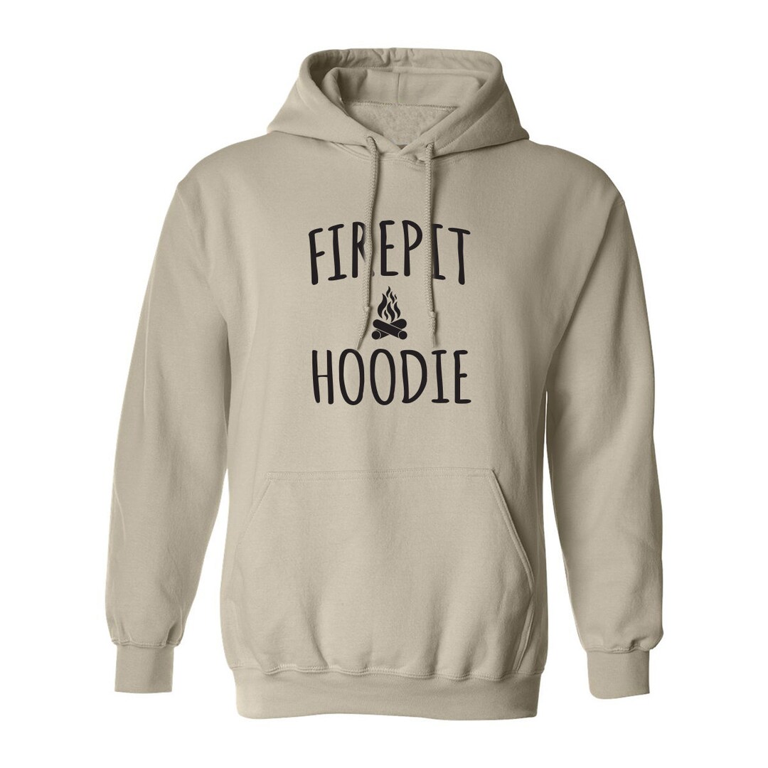 Firepit Hoodie Hooded Sweatshirt Etsy