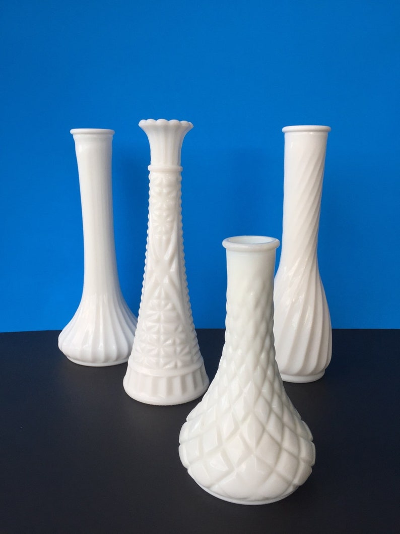 Milk Glass Vase Wedding Centerpiece Vases for Centerpieces Wedding Vases Vintage Milk Glass Bud Vase White Vases Bulk Vases for Weddings milk glass vase wedding centerpiece ref=pagination&page=2