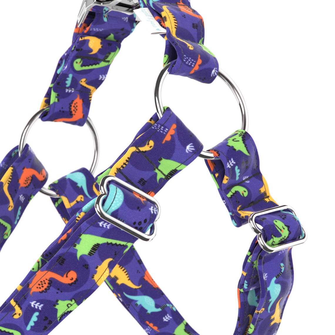 Dog Harness Happy Dinosaur Stepin Dog Harness Etsy