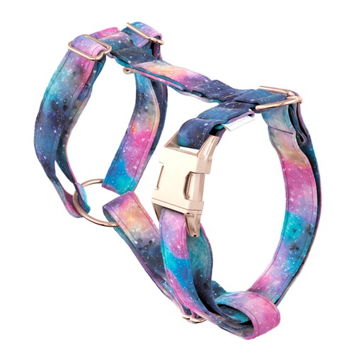 Dog Harness Galaxy in Deep Space Stepin Dog Harness Etsy