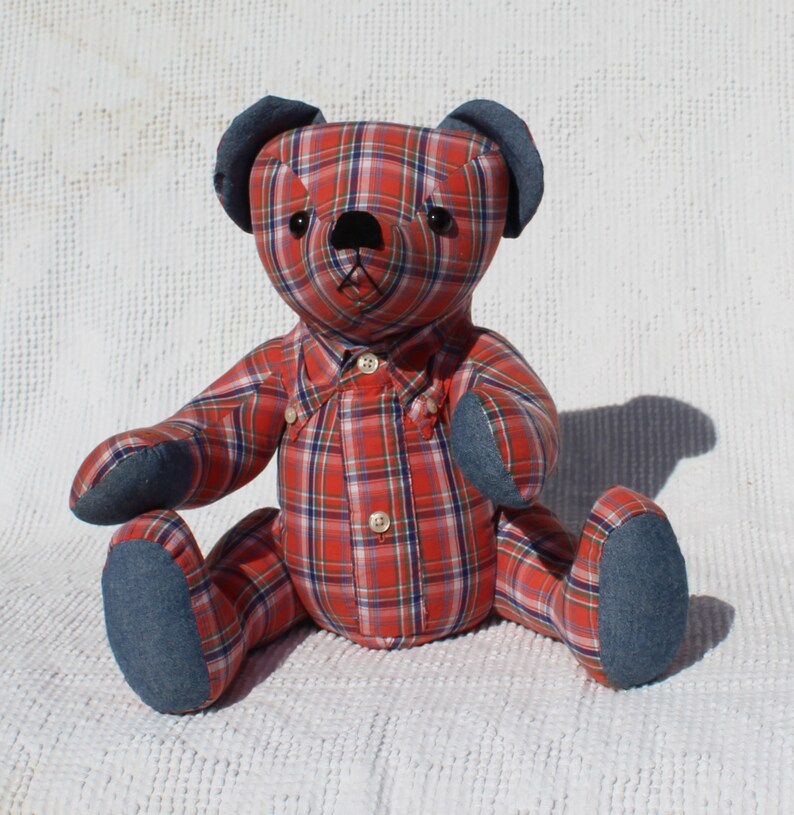 Heirloom Memory Bear Dad/'s shirt Grandpa/'s
