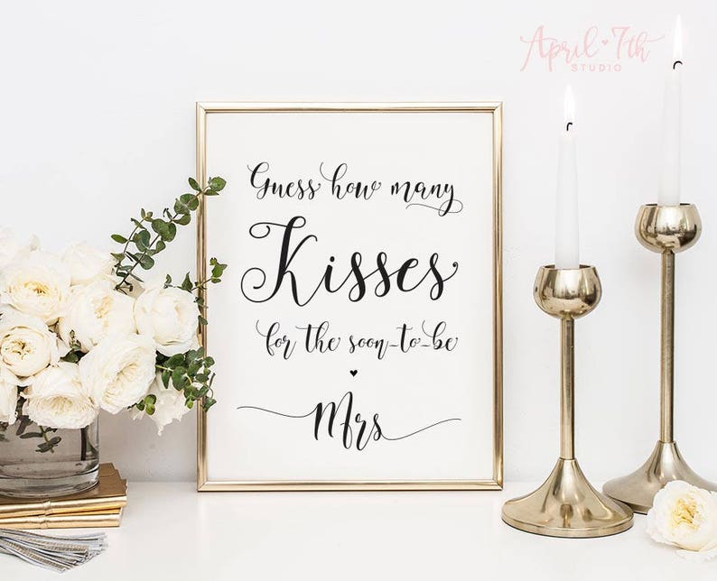 How plenty of kisses for the before long in the direction of be Mrs signal, Kisses inside of the Jar Shower Activity, Minor Playing cards for Status Wager incorporated, Printable Indication, CARAMIA picture relating to Guess How Many Kisses for the Soon to Be Mrs Free Printable identify How a lot of kisses for the quickly towards be Mrs signal, Kisses within the Jar Shower Recreation, Small Playing cards for Track record Wager incorporated, Printable Indication, CARAMIA