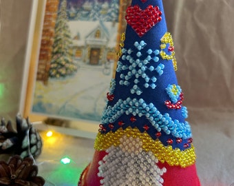 Gnome Christmas decor, Handmade gnome decor, embroidery Christmas decor, Christmas gifts, Ukraine handmade decor