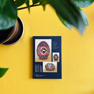 Set di cartoline Pysanka ucraina, Libro di Pasqua ucraina, uova stampate di Pasqua, regali di Pasqua, pysanka fatta a mano, decorazione delle uova di Pasqua