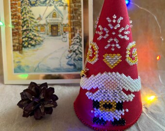 Gnome Christmas decor, Handmade gnome decor, embroidery Christmas decor, Christmas gifts, Ukraine handmade decor