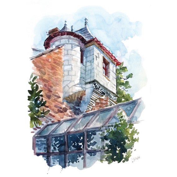 Portrait De Maison Personnalise Dessin Architecture Unique Etsy France