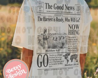 Christian, "The Good News” Newspaper T-Shirt