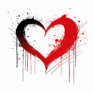 Hearts Clipart | High quality PNG&#39;s | 300 DPI | Digital Download | Instant Download | Both Transparent and white backgrounds