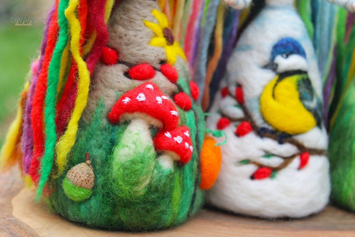 Set of 4 Seasonal Fairy Dolls Seasons Spring Summer Autumn - Etsy